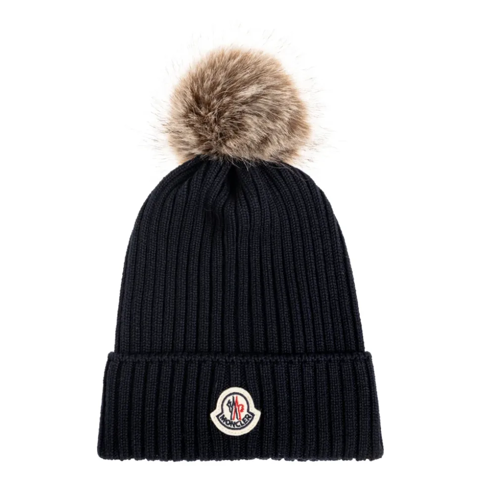 Bonnet en laine avec logo