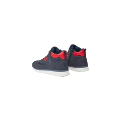 Bottes Basiques Enfant Bleu en Éco-Cuir