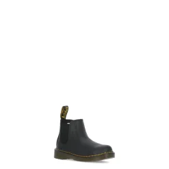 Bottes Cheville Enfant en Cuir Noir