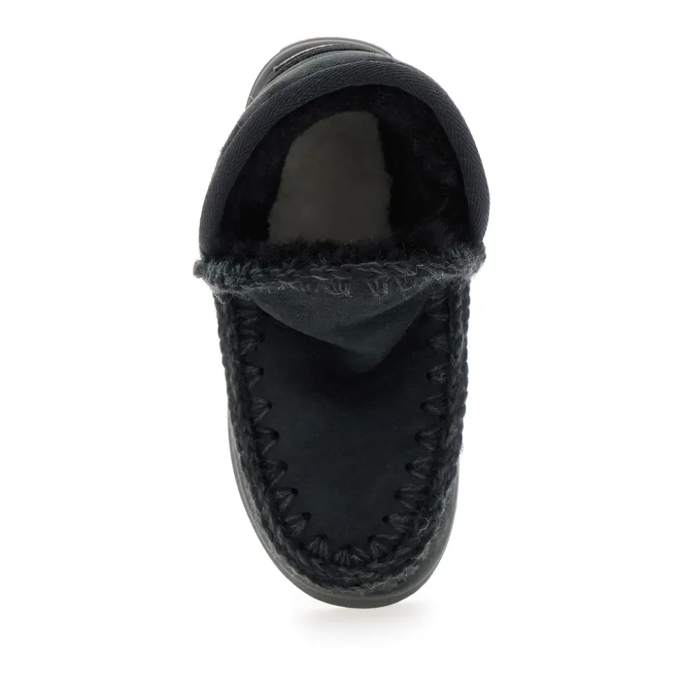 Bottes Cheville Eskimo en Cuir Noir