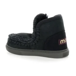 Bottes Cheville Eskimo en Cuir Noir