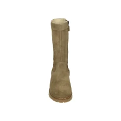 Bottes Courtes en Daim pour Filles, Couleur Cognac