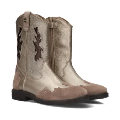 Bottes de Cow-Boy pour Filles avec Look Métallique