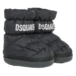 Bottes de neige matelassées à logo imprimé