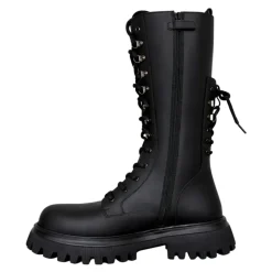 Bottes en cuir de veau Nappa
