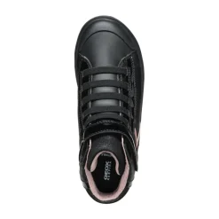 Bottes Enfant Noires Vieux Rose Geox