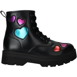 Bottes à Lacets Coeur Métallique
