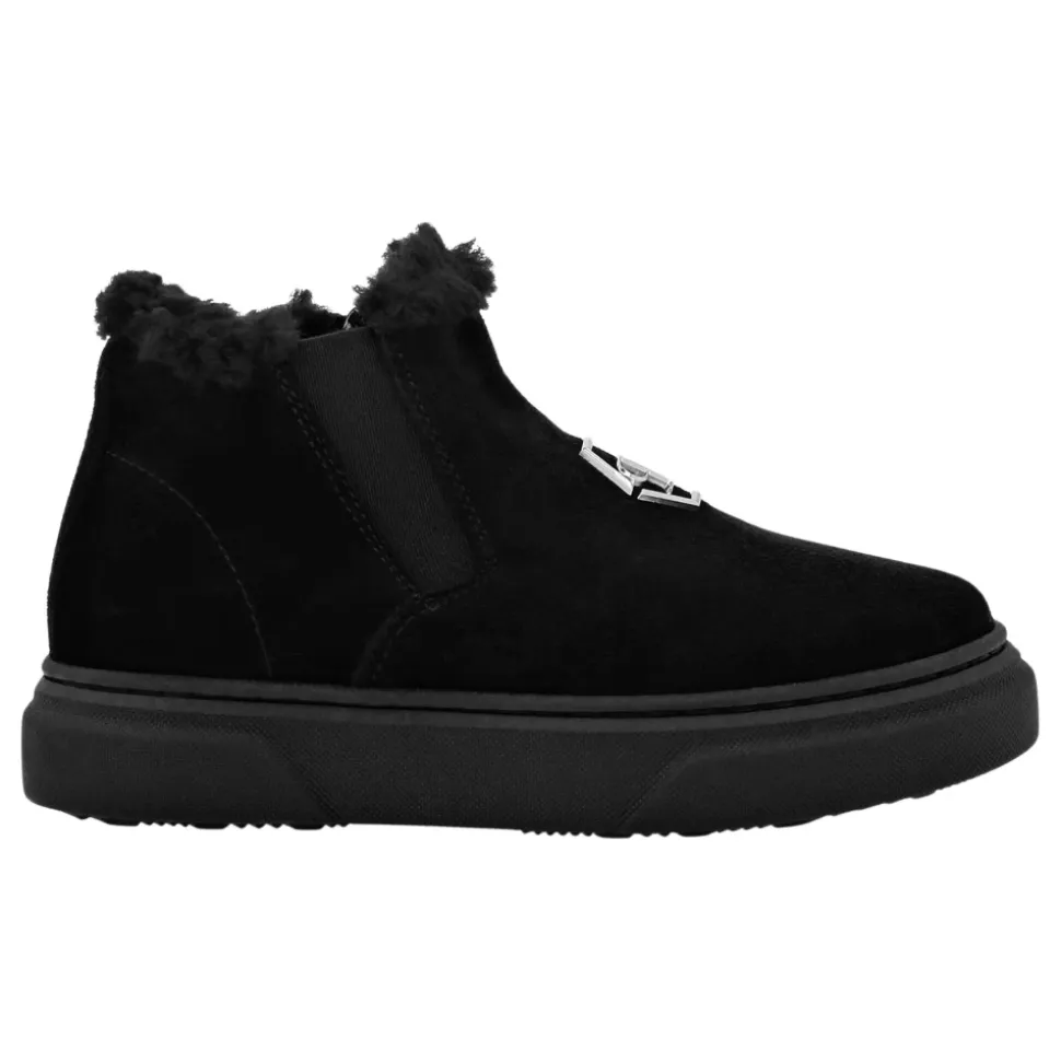 Bottines Ankle en Daim et Shearling Écologique