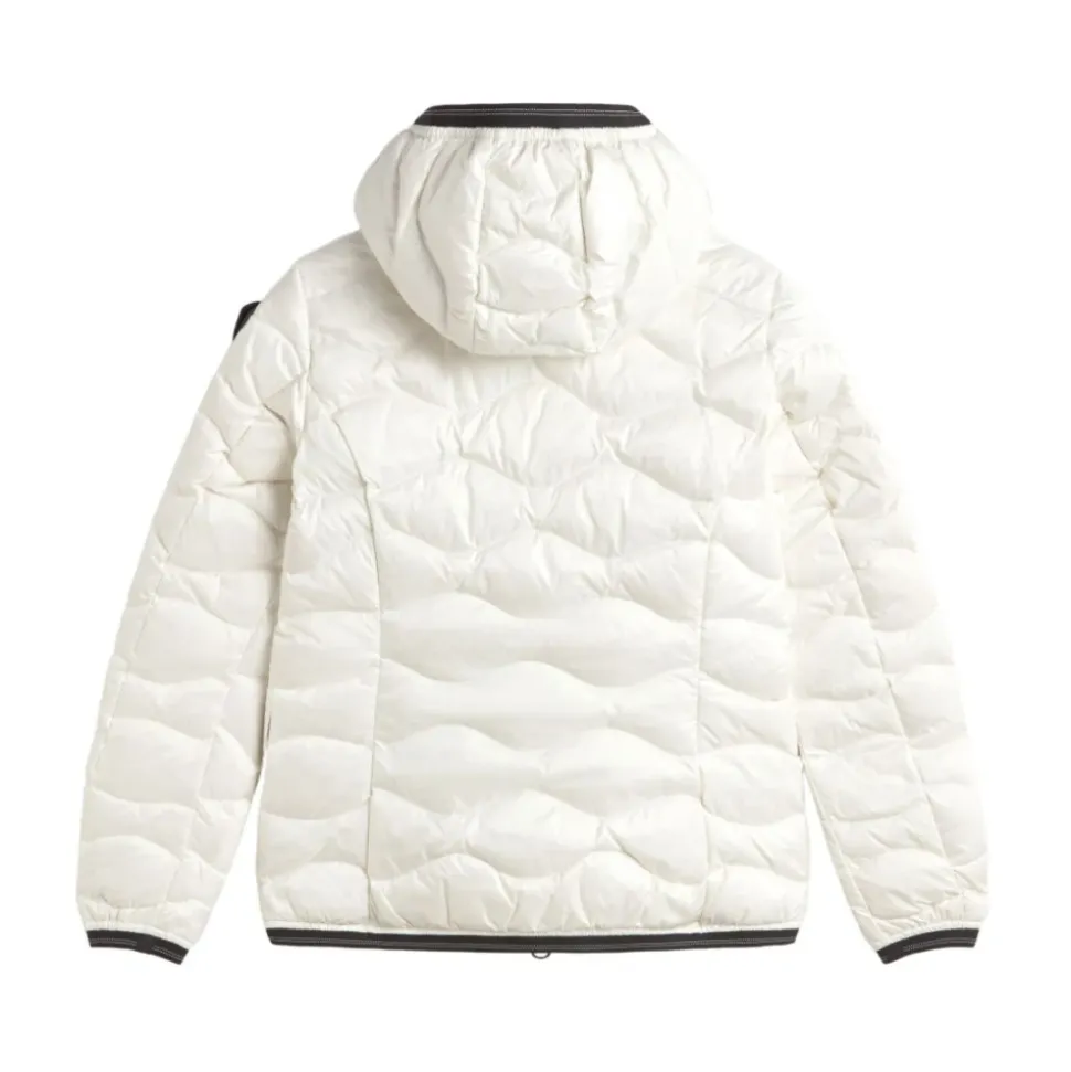 Camelia Wave Quilted Down Jacket