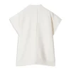 Cape Manteau Enfant en Laine Ivoire