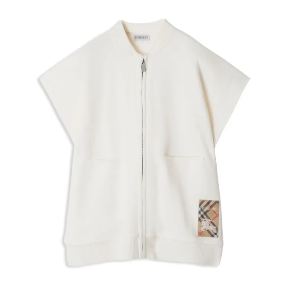 Cape Manteau Enfant en Laine Ivoire