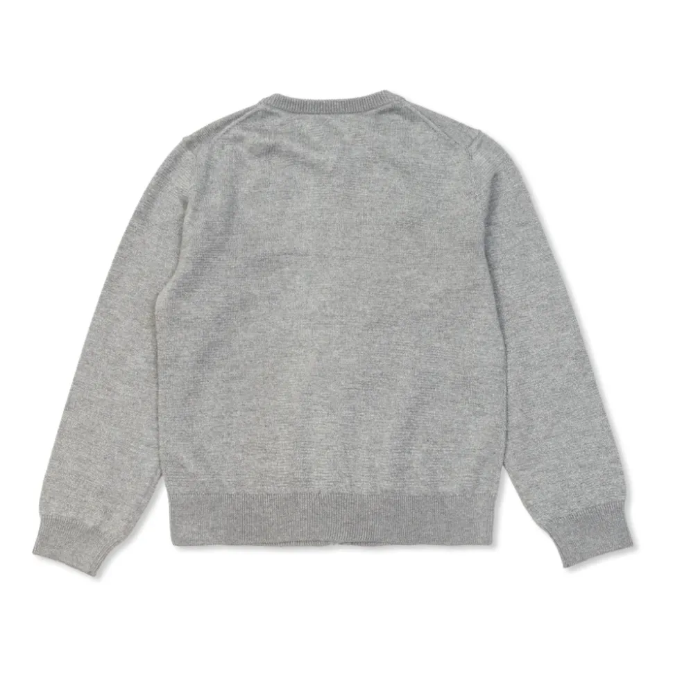 Cardigan avec fil lurex