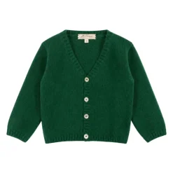Cardigan boutonné en maille fine