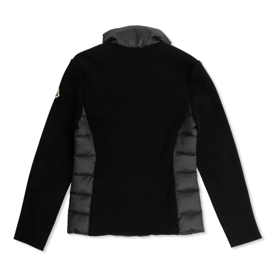 Cardigan à Col Roulé avec Devant Matelassé