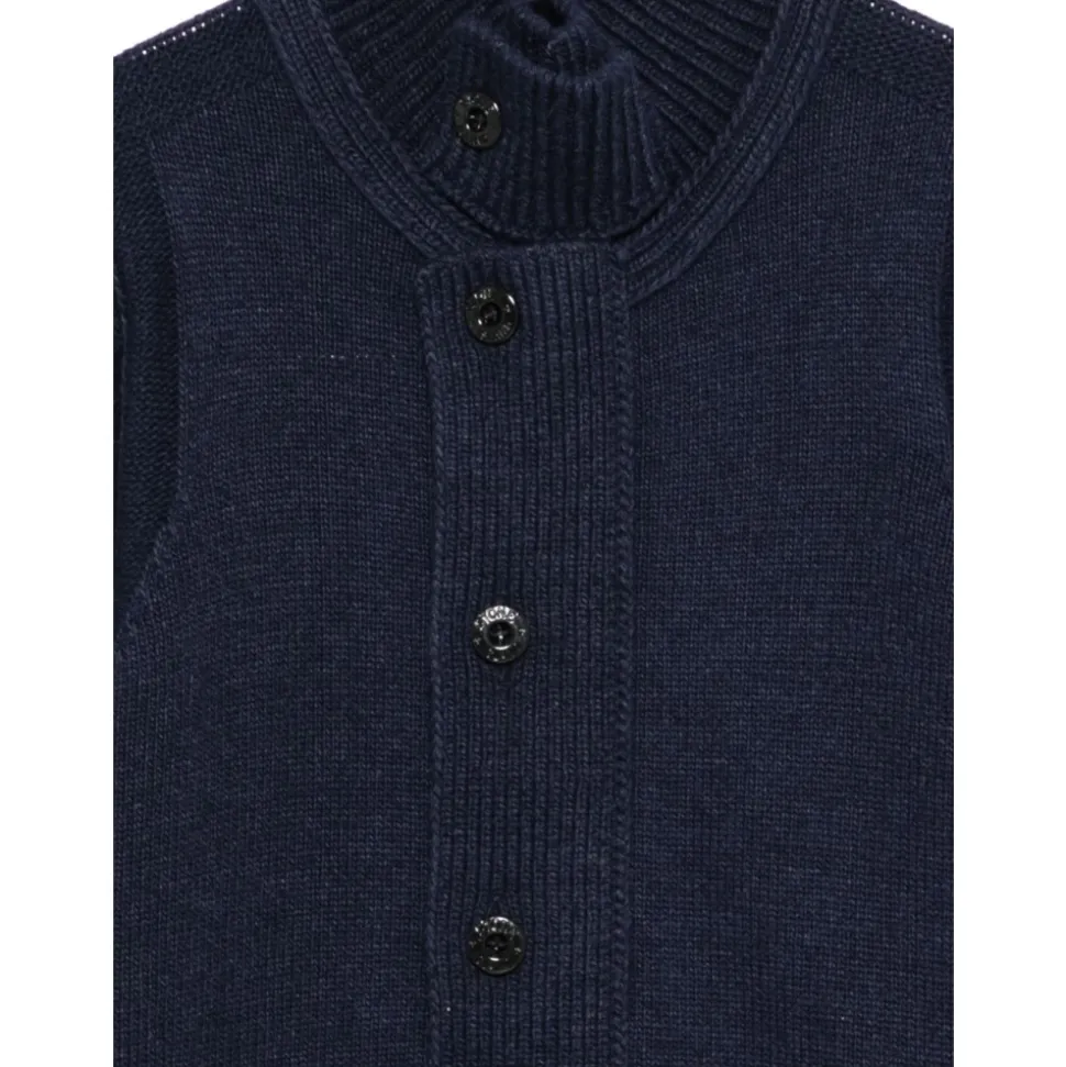 Cardigan en coton côtelé