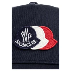 Casquette de baseball en coton avec logo tricolore