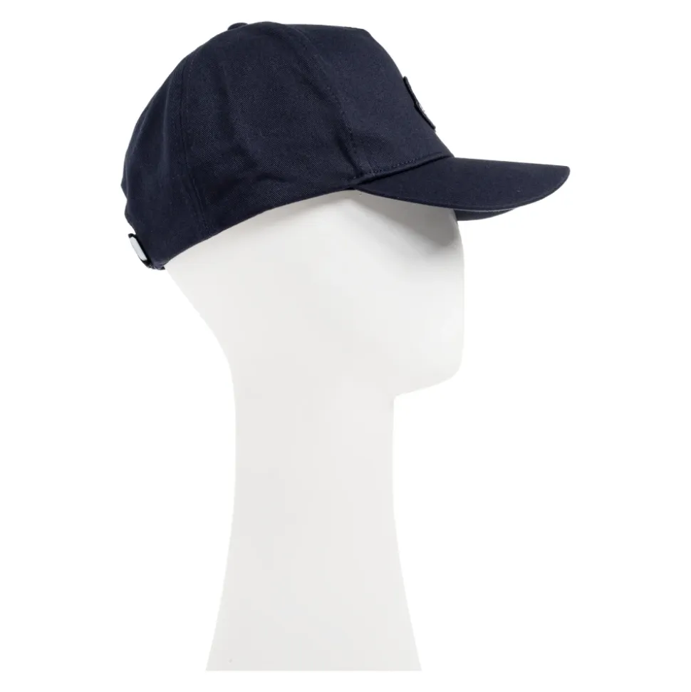 Casquette de baseball en coton avec logo tricolore