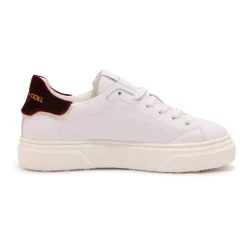 Chaussures Bordeaux en Velours