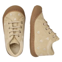 Chaussures premiers pas en suède pailleté COCOON EMBR.HEARTS