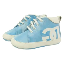 Chaussures Pré-Marche en Cuir Bleu pour Enfants