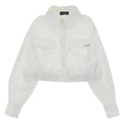 Chemise Blanche avec Boutons Logo