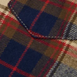 Chemise à carreaux avec logo