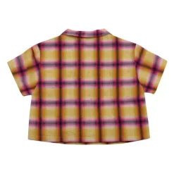 Chemise Courte à Carreaux
