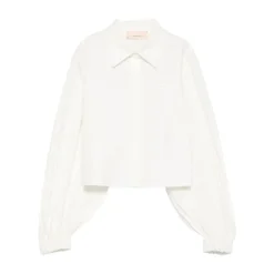 Chemise courte plissée
