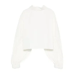 Chemise courte plissée