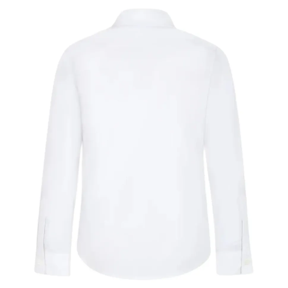 Chemise en Coton avec Logo Appliqué