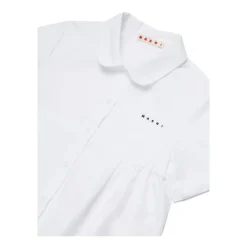 Chemise en coton avec ourlet volanté