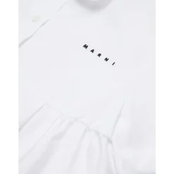 Chemise en coton avec ourlet volanté