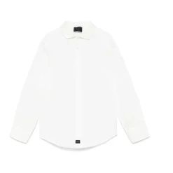Chemise en coton boutonnée sur le devant