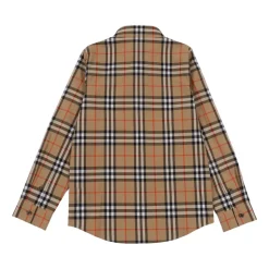 Chemise en coton à carreaux