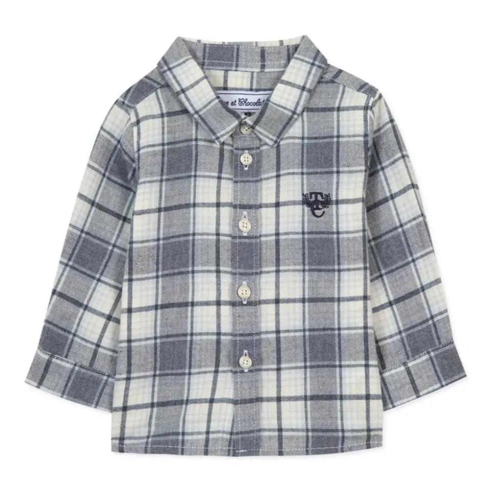 Chemise en coton à carreaux China