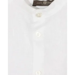 Chemise en coton et lin