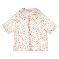 Chemise en dentelle florale