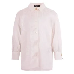 Chemise en jacquard monogramme en viscose