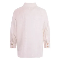 Chemise en jacquard monogramme en viscose