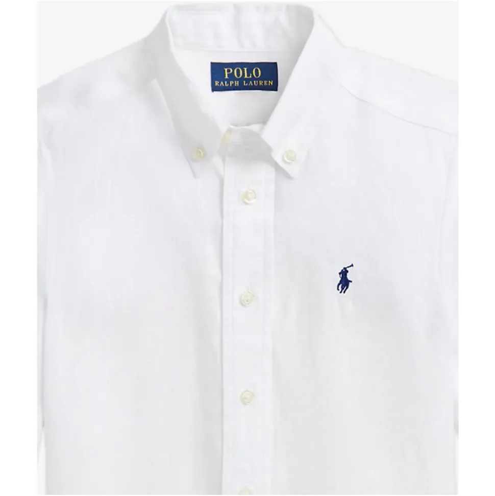 Chemise en Lin Blanche pour Garçons