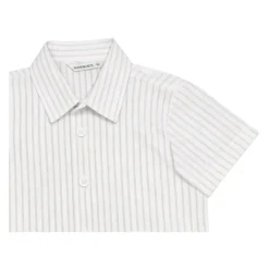 Chemise en lin et coton pour nouveau-né