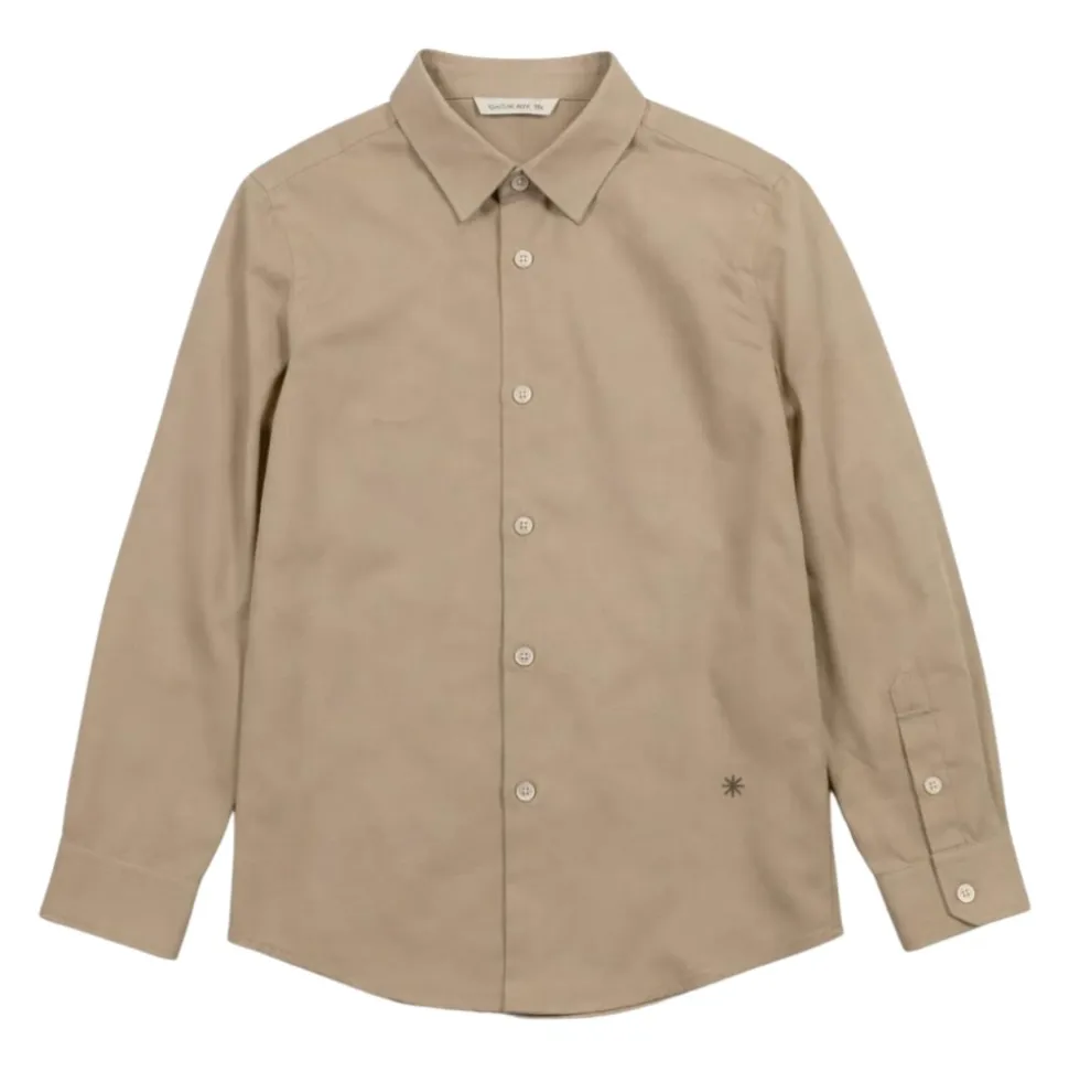 Chemise en lin et viscose