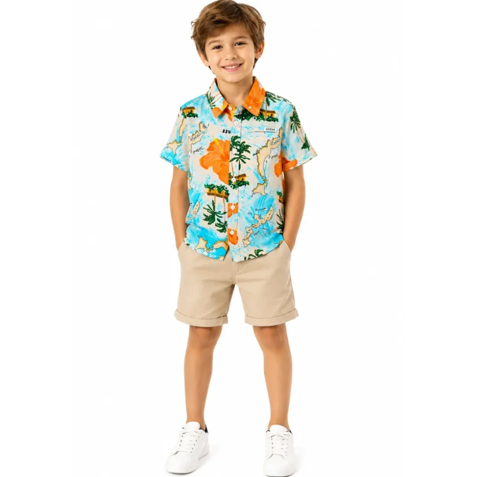 Chemise imprimée en viscose