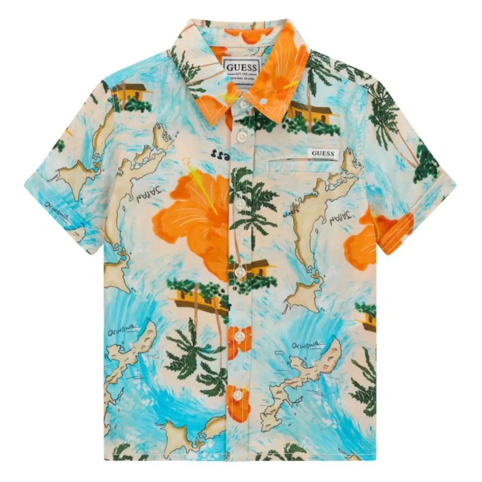 Chemise imprimée en viscose
