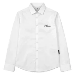 Chemise à logo brodé