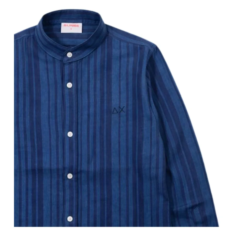 Chemise rayée en lin