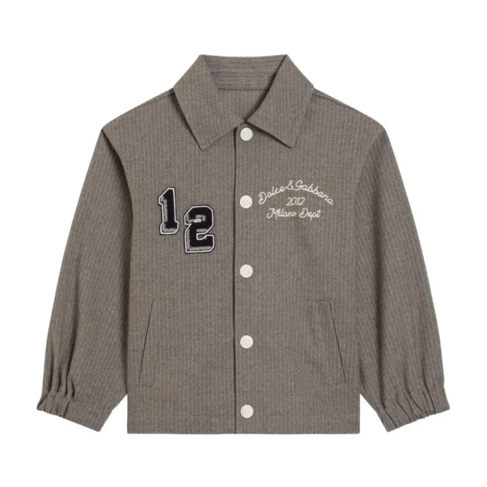 Chemise à Rayures avec Logo