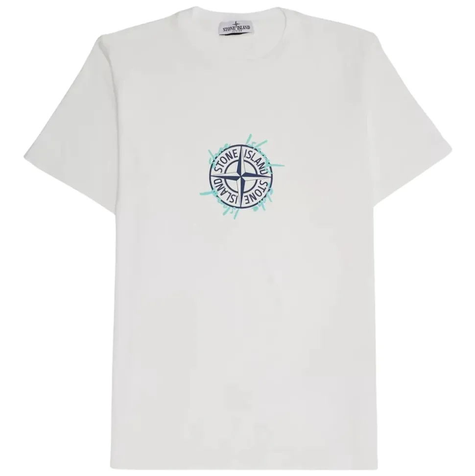 Compass Logo Print T-Shirt