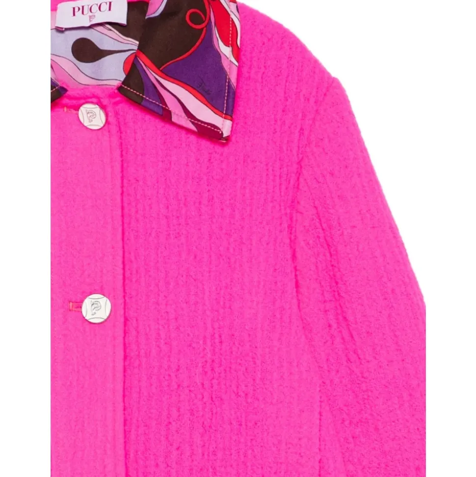 Contrast Collar Jacket