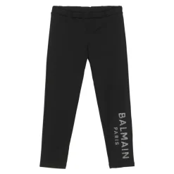 Cotton Leggings with Logo